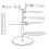 NonSlip Doll Display Stand Height Adjustable Plastic-1718 3 8