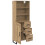 VidaXL vidaXL Highboard with Drawer 2 pcs Artisan Oak Engineered Wood 2
