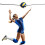 3X Volleyball Spike Hitting Serving Trainer, Adjustable Volleyball Training Belt Bouncing Trainer 5