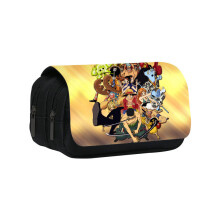 (17) One Pattern Piece Double Layer Flip Cover Student Stationery Pencil Storage Bag