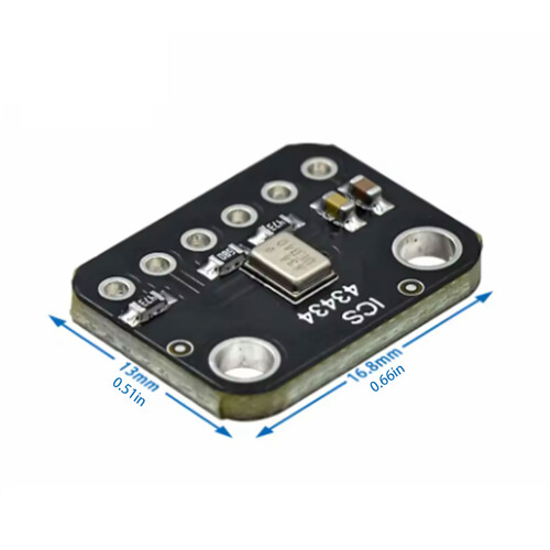 Low Power I2S MEMS Microphone Module 3.30V Digital Auditory 2