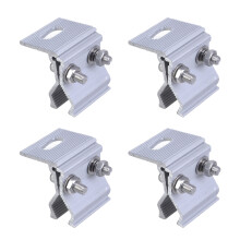 4pcs Solar Panel Mounting Clamps High Efficiency Clamps