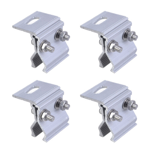 4pcs Solar Panel Mounting Clamps High Efficiency Clamps