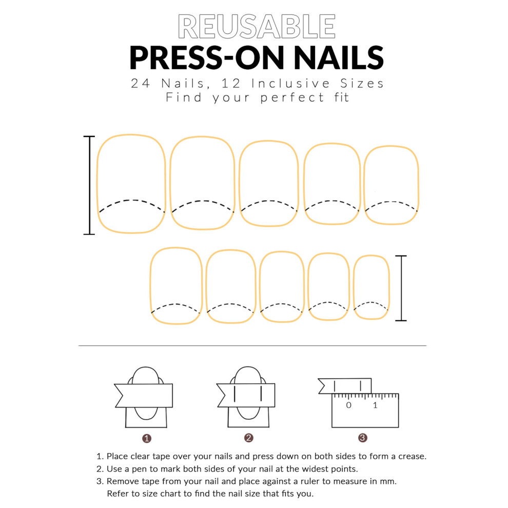 Dachuang Beauty Floral Fake Nails - Safe & Smooth Manicure