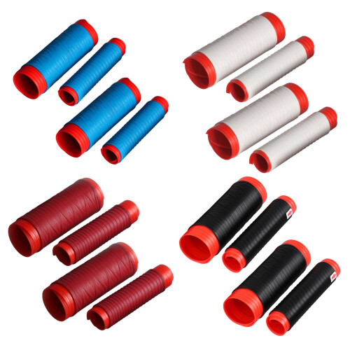 Long Permanent Elastomer Handlebars Holds Comfortable-Red 1