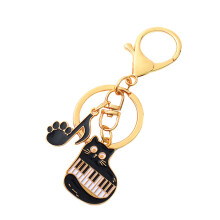 Note de musique porte-clés mode porte-clés musique chats-C
