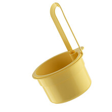 Modern Sink Mounted Drain Tray For Food Scraps Easy-Yellow