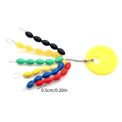 Bobbers de pêche en caoutchouc, bouchon de perles de 1