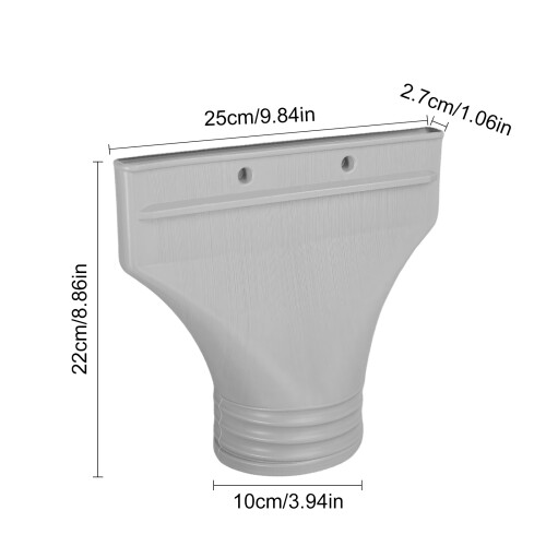Universal-Belüftungsschlauch-Anschluss, ABS-Adapter für 2