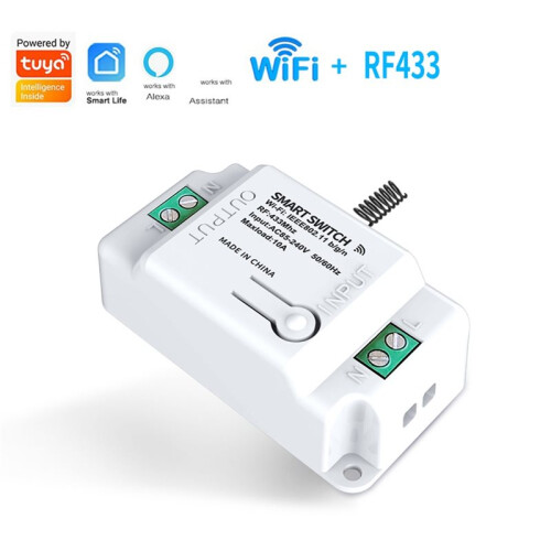 WiFi Tuya   RF 433MHz Remote Control  Off Breaker Module  Life APP Wireless Light 2