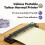 MP-8018T Portable Wireless Tattoo Printer  Thermal  Printer Pocket Printer Business A4 Paper Printer 7