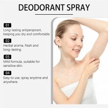 Dezodorant w Sprayu, Antyperspirant w Sprayu Dezodorant Dezodorant O Trwałym Zapachu Dezodorant Odświeżający Spray do Ciała