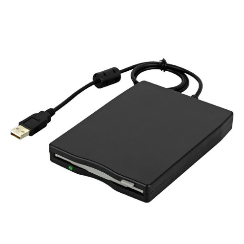 USB 2.0 Floppy Disk Drive Portable 3.5-Inch External Floppy Disk Reader  and Ultra-Thin Desig for PC Laptop
