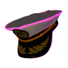 LED Light Up Captain Caps Borduurontwerp voor-Roze