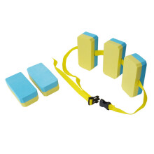Zwemtraining Float Heupriem Aquatische Drijfriem-Blauw en geel