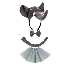 Elefantenohren Stirnband Bowtie Tutu Rock-Thredimensionale el