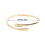 Punk Coiled Einstellbare Spirale Oberarm Manschette-Gold 3