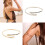 Punk Coiled Einstellbare Spirale Oberarm Manschette-Gold 5