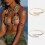 Punk Coiled Einstellbare Spirale Oberarm Manschette-Gold 8