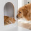 Kattenbakmeubel met mat - Houtnerfstructuur, multifunctioneel 6