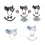 Elephant Costume Set Elephant Ear Headband Tail-Threensional su 2
