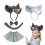 Elephant Costume Set Elephant Ear Headband Tail-Threensional su 3