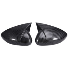Housse de Protection pour Rétroviseur de Voiture en ABS pour Egea 2016-2023 Couleur Fibre de Carbone