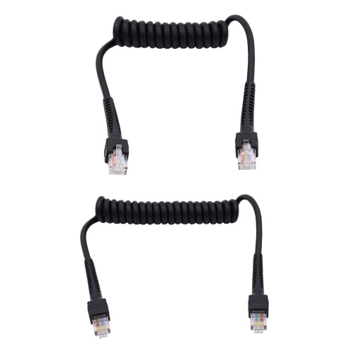 Cat6 Spring Networking Cable 8 Cored 1000Mbps Ethernet Cord-1m 1