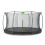 EXIT TOYS EXIT Silhouette Ground Trampoline 12ft with Safety Net – Black 8