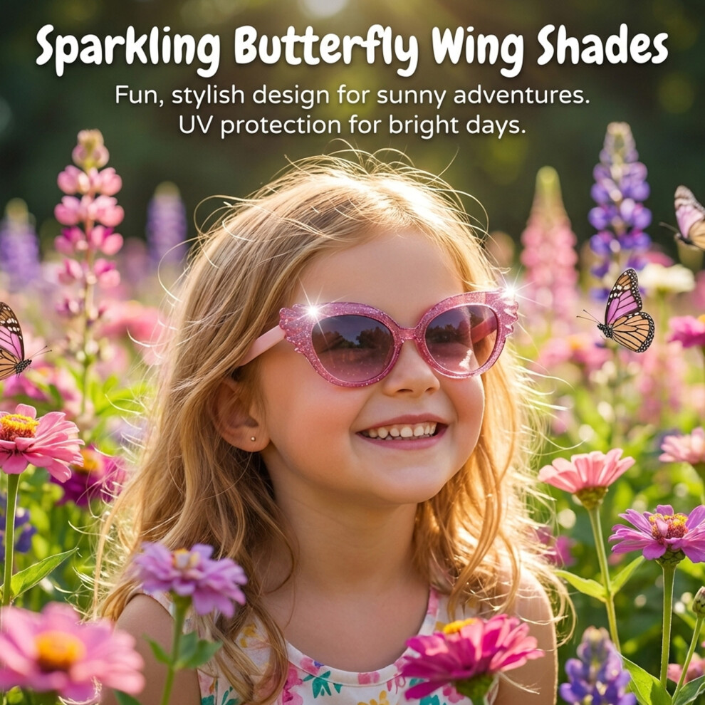 Reach-Tools (C4) Uv Kids Cat Eye Sunglasses Lightweight Outdoor