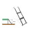 EXIT TOYS EXIT Trampoline Ladder for a Frame Height of 31.5-37.4in 3