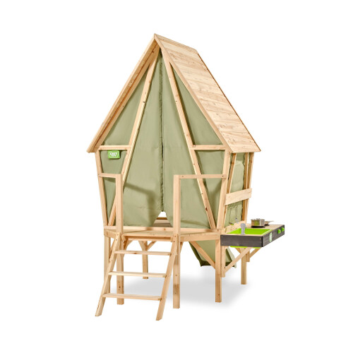 EXIT TOYS EXIT Yuki 350 Playhouse with Slide and Mud Kitchen 1