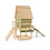 EXIT TOYS EXIT Yuki 550 Playhouse with Slide, Mud Kitchen and Sandpit 7
