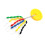 Rubberen visvlotter Bobbers Stopper Ovalen Float Sinkers Stops 1