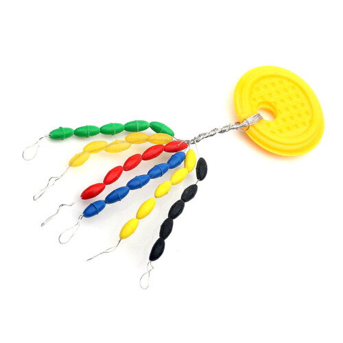 Rubberen visvlotter Bobbers Stopper Ovalen Float Sinkers Stops