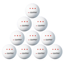 10 stuks 3-sterren tafeltennisbal hoge prestaties-Wit