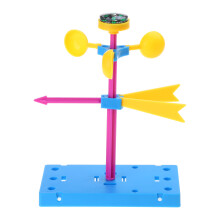 Desktop Model Plastic Windmill Model for Kids Education DIY Toy