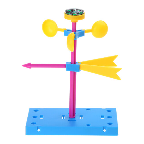 Desktop Model Plastic Windmill Model for Kids Education DIY Toy