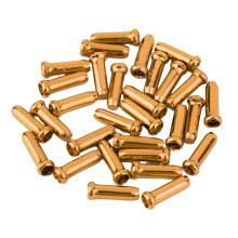50 Pcs Aluminum Alloy Brake End Cover Brake Cable End Tip-Gold