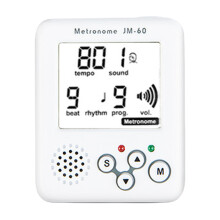 Digital Small Metronome Electronic Metronome Tone-White