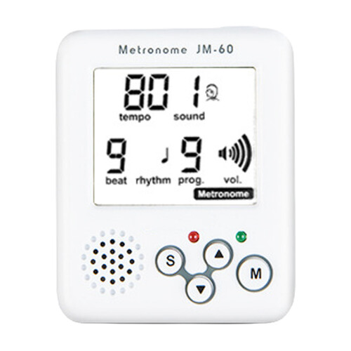 Digital Small Metronome Electronic Metronome Tone-White