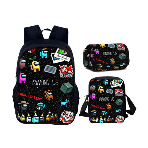 Among Us Space Killer Borsa 3p Collezione Con Nylon Resistente Per Bambini Adolescenti E 1