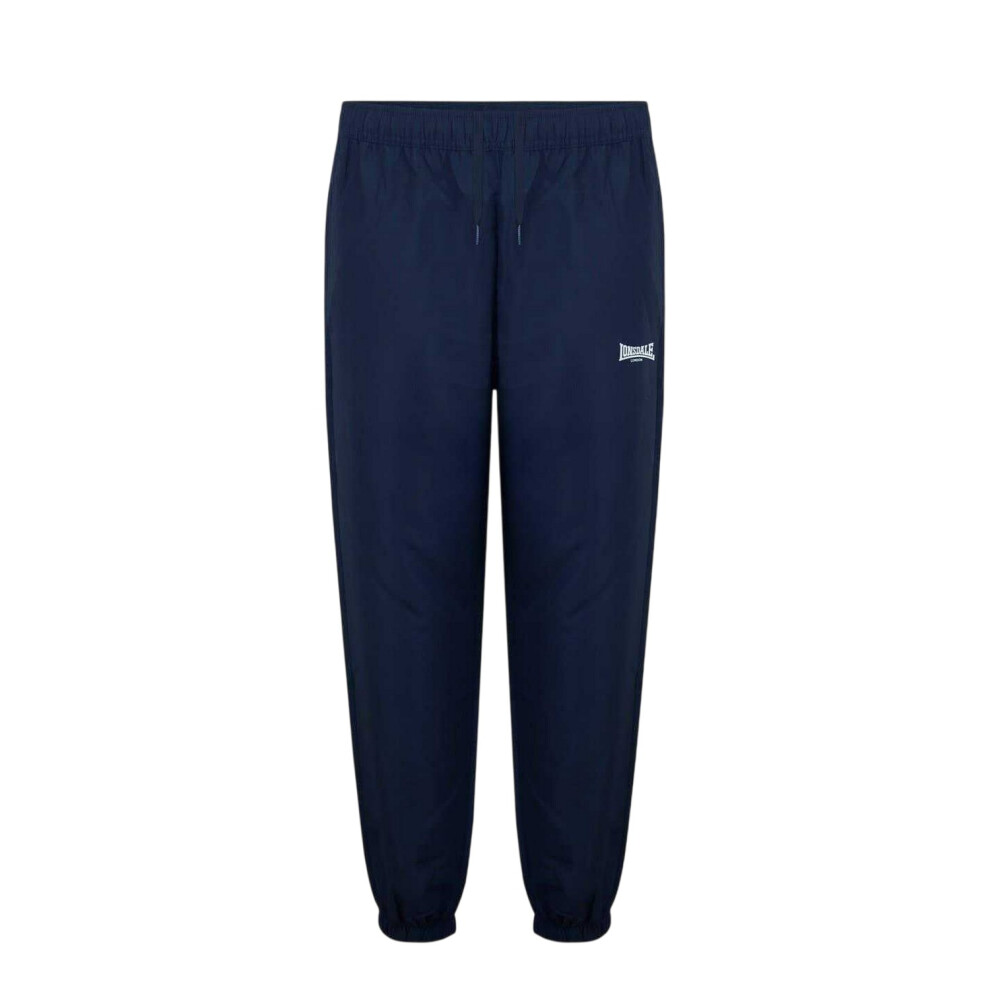 Lonsdale (M, Navy) Mens Essential Woven Jogging Bottoms
