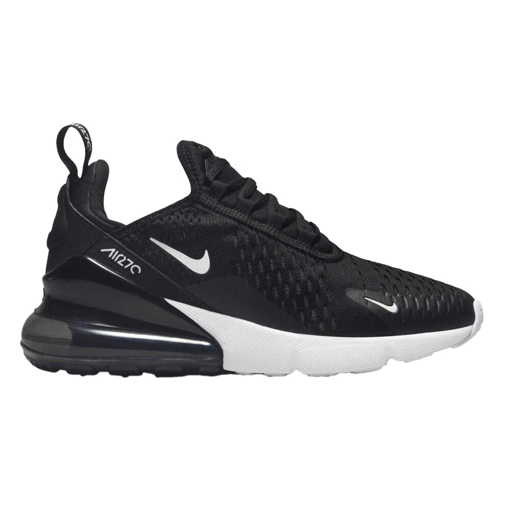 Nike (5.5 Uk, Black/White) Childrens/Kids Air Max 270 React Swoosh Trainers