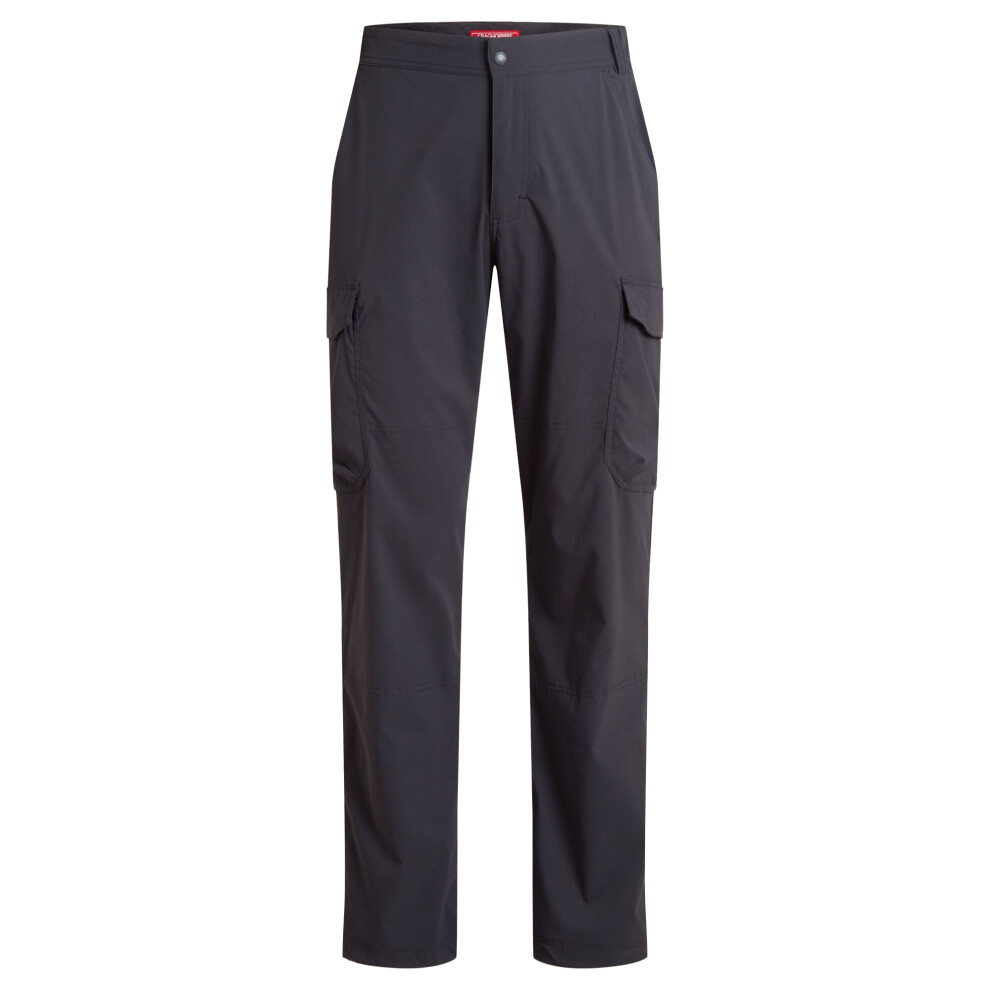 Craghoppers (40R, Dark Iron) Mens Rif Stretch Nosilife Cargo Trousers