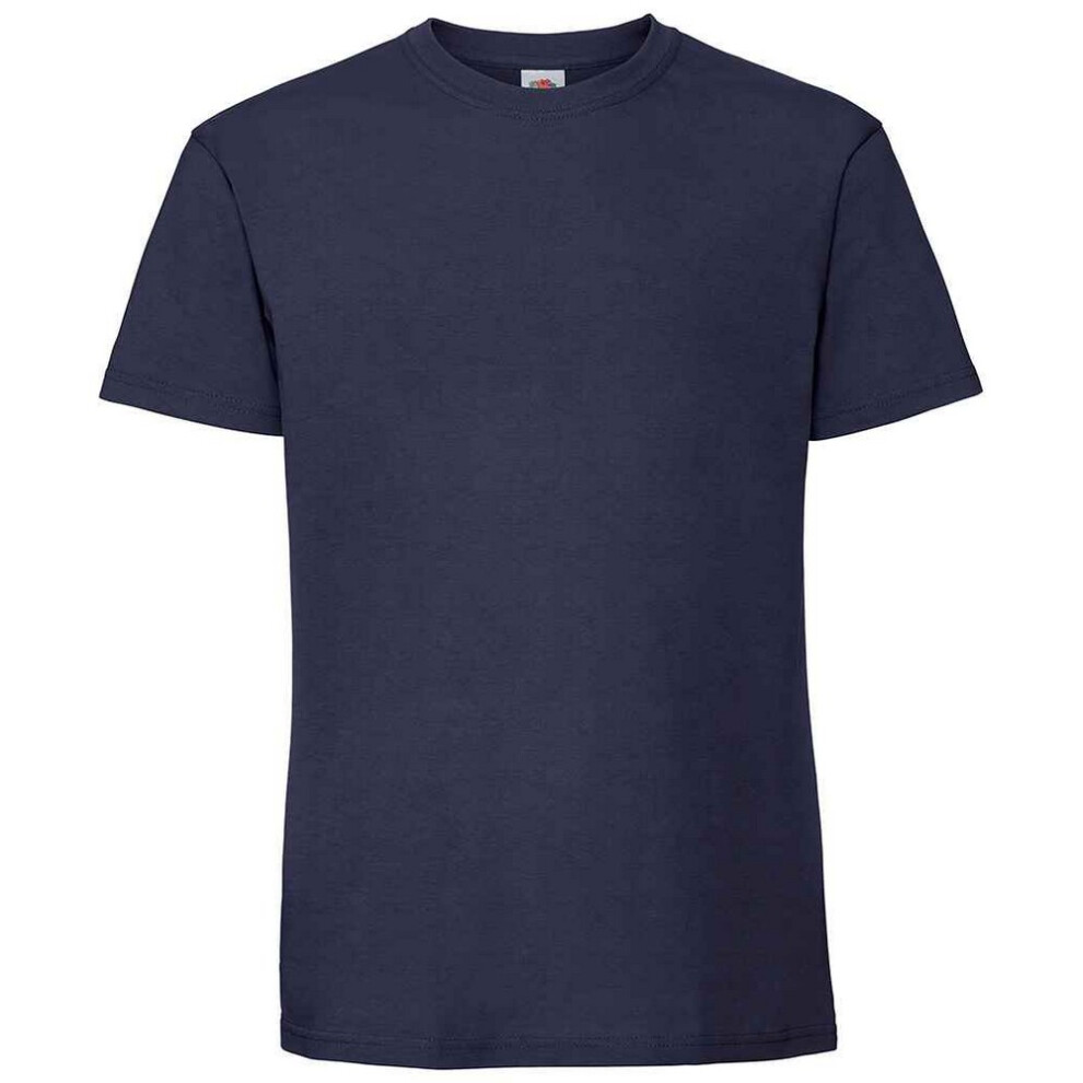 Fruit Of The Loom (4Xl, Navy) Mens Ringspun Premium T-Shirt