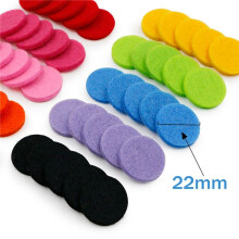 150 Pcs Replacement Pad 22mm Refill for Essential Oil Diffuser Locket Necklace