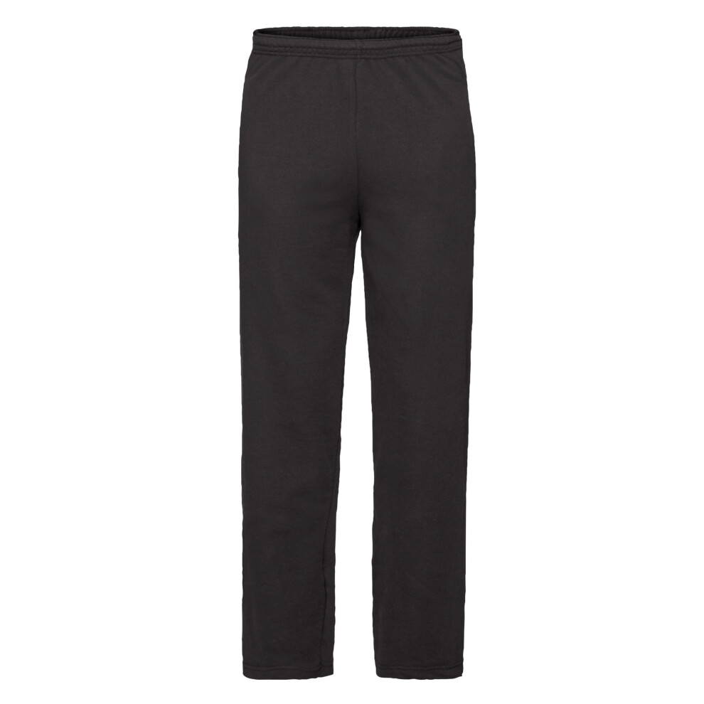 Fruit Of The Loom (Xl, Black) Unisex Adult Lightweight Jogging Bottoms