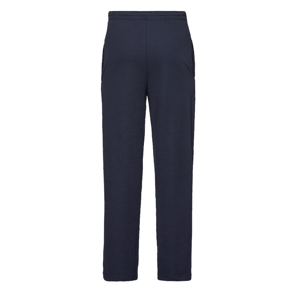 Fruit Of The Loom (L, Deep Navy) Unisex Adult Lightweight Jogging Bottoms
