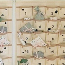 Hanging Storage Bags,Advent-Calendar,Fabric Advent-Calendar with 24 Pockets,for Children Storage Chocolate and Sweets